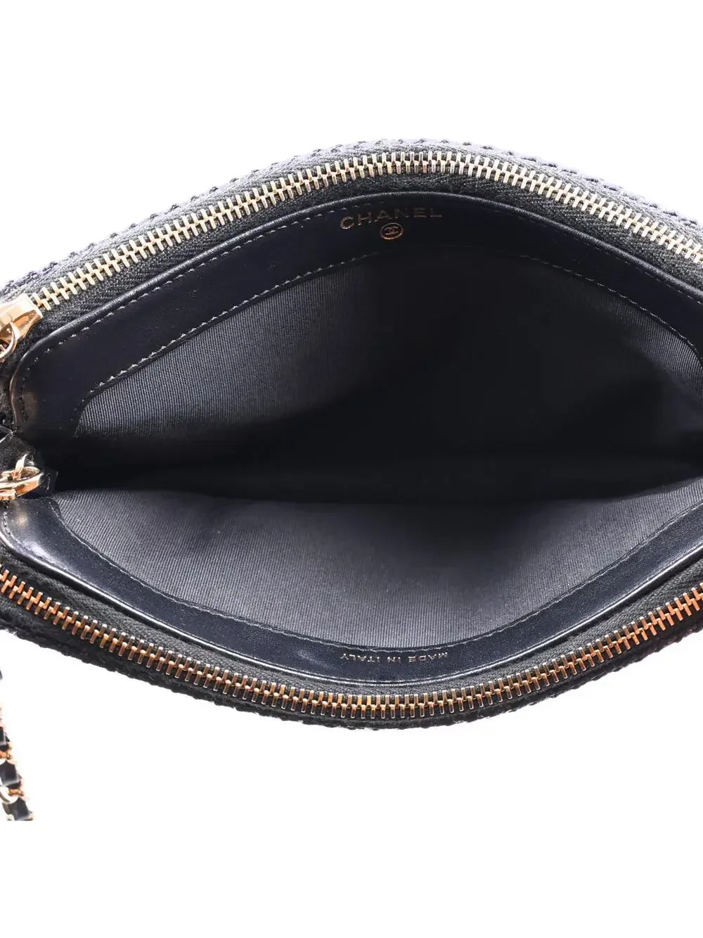 Chanel Lurex Straw Small Deauville #335621C13B